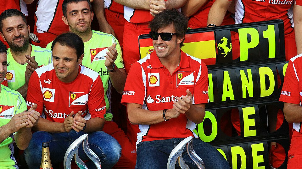 Felipe Massa fühlt sich wohl bei Ferrari und will Fernando Alonso helfen, Foto: Sutton