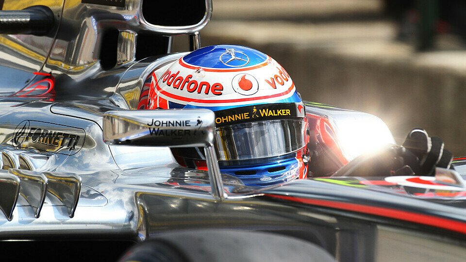 Jenson Button glaubt an ein gutes Wochenende, Foto: Sutton