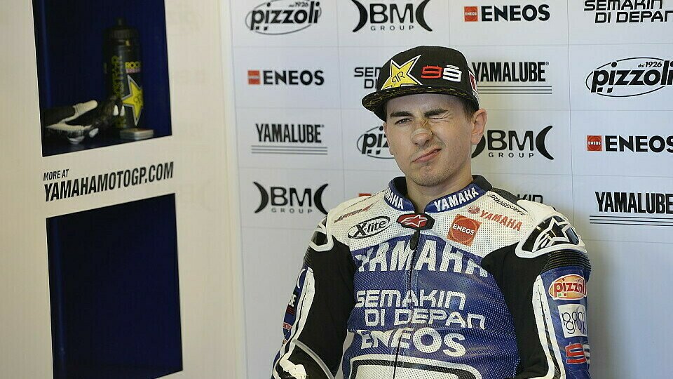 Jorge Lorenzo freute sich, dass er die Honda-Rivalen noch schlagen konnte, Foto: Yamaha Factory Racing