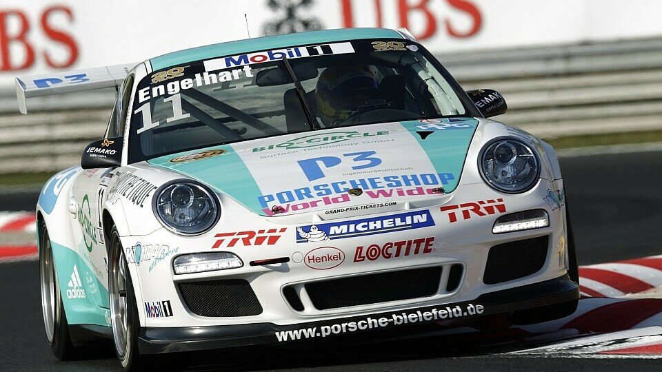 Christan Engelhart gewann in Ungarn, Foto: Porsche
