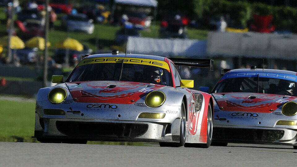 Bergmeister und Long mussten sich knapp geschlagen geben, Foto: Porsche