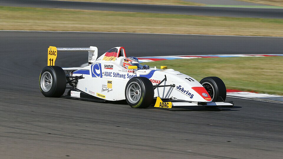 Hendrik Grapp gewann das erste von drei Rennen auf dem Lausitzring, Foto: ADAC Formel Masters