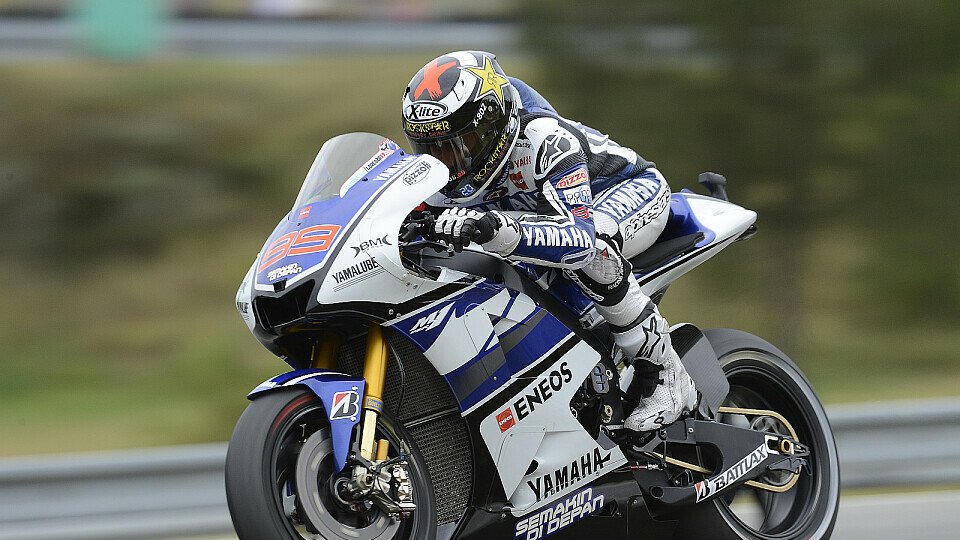 Jorge Lorenzo führte die Warm-Up-Session am Sonntagmorgen an, Foto: Yamaha Factory Racing