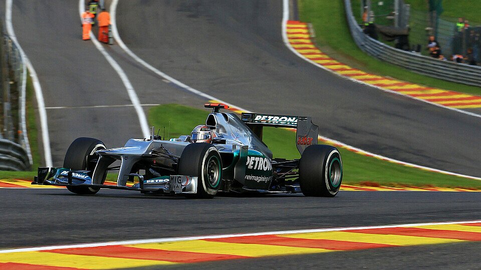 Wo landet Michael Schumacher in Spa?, Foto: Sutton
