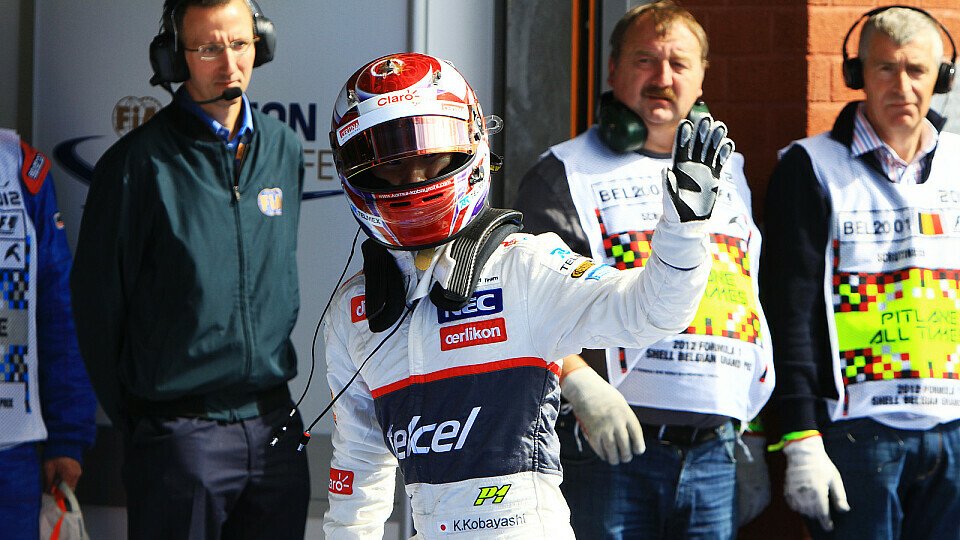 Kamui Kobayashi sicherte sich erstmals einen Platz in der ersten Startreihe, Foto: Sutton
