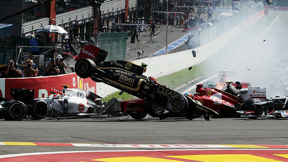 Romain Grosjean löste die Startkollision aus, Foto: Sutton