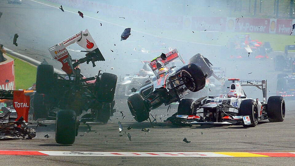Am Start brach in der Formel 1 schon des Öfteren das Chaos aus, Foto: Sutton