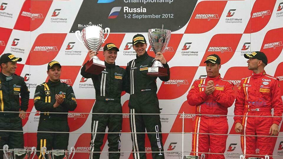 SLS AMG GT3 be der Premiere auf dem Moscow Raceway, Foto: motioncompany