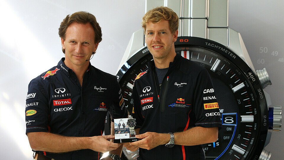 Horner und Vettel wollen den nächsten Titel, Foto: Sutton