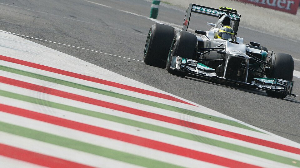 Nico Rosberg haderte in Monza mit der Balance seines Silberpfeils, Foto: Sutton