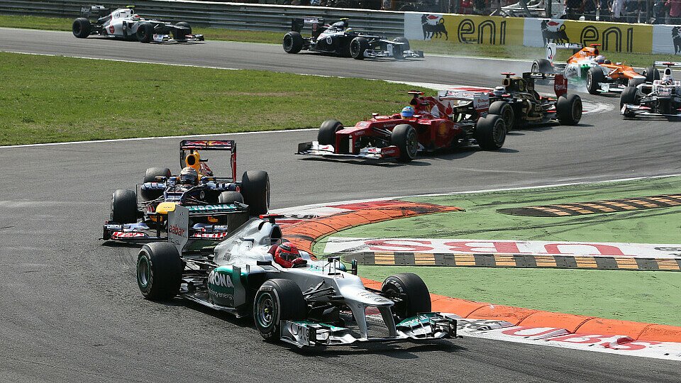 Mercedes war das beste Zwei-Stopp-Team in Monza, Foto: Sutton