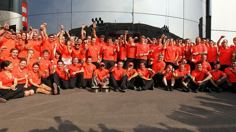 Lewis Hamilton ließ McLaren jubeln, Foto: Sutton