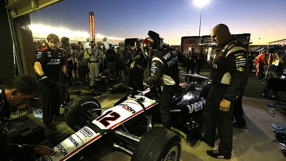 Will Powers Penske-Truppe gab noch einmal alles: Am Ende reichte es nicht, Foto: IndyCar/LAT USA