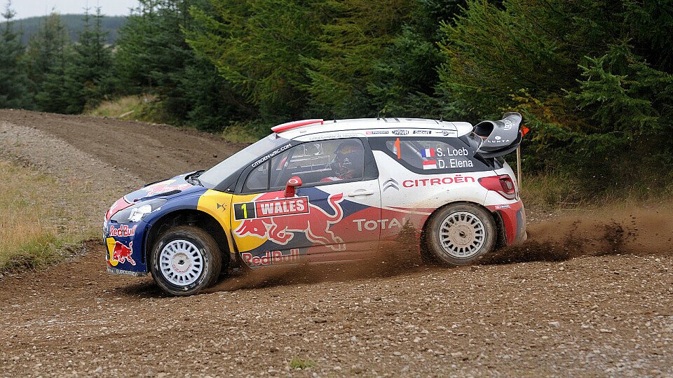Citroen arbeitete in den walisischen Wäldern am Setup des DS3 WRC, Foto: Sutton