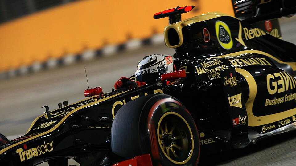Kimi Räikkönen baut auf die Rennpace des Lotus, Foto: Sutton