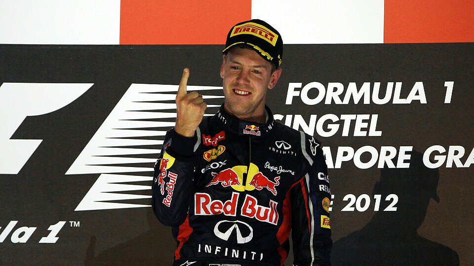 Ein wichtiger Sieg für Sebastian Vettel, Foto: Sutton
