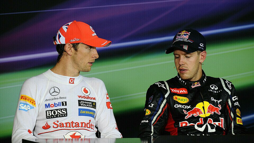 Button versteht Vettels Aktion nicht, Foto: Sutton