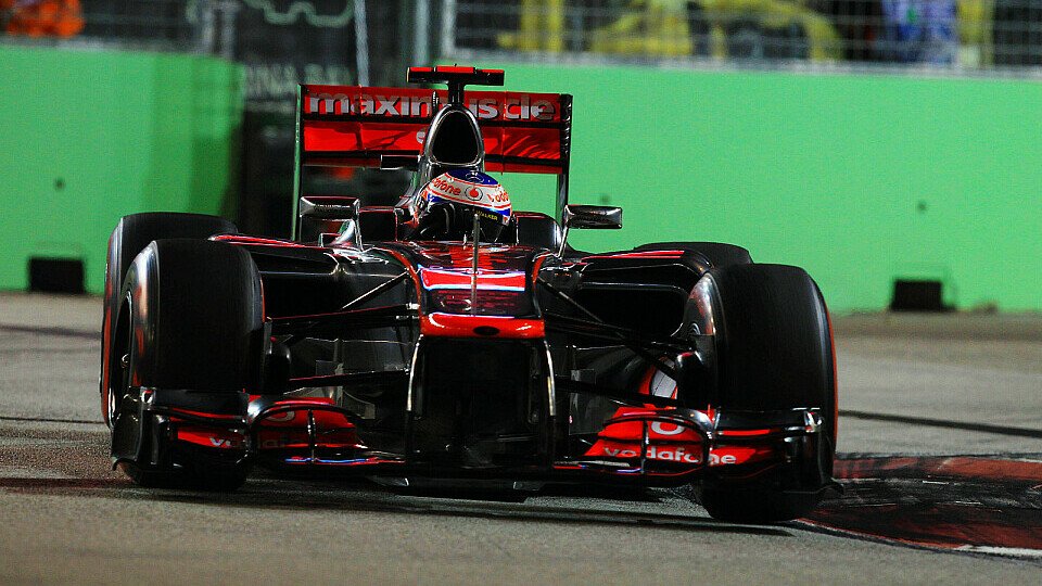 Jenson Buttons McLaren braucht ein neues Getriebe, Foto: Sutton