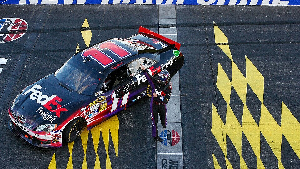 Fünfter Saisonsieg für Denny Hamlin, Foto: NASCAR