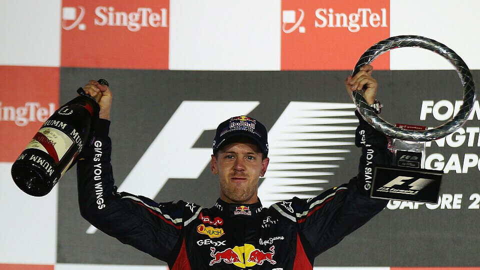 Darf Sebastian Vettel auch in diesem Jahr wieder in Singapur jubeln?, Foto: Red Bull