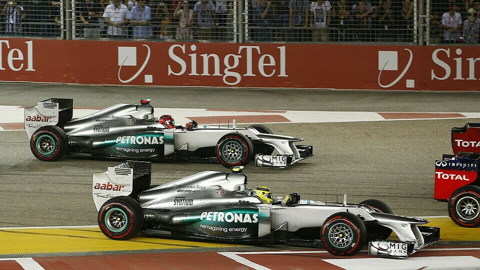Zwischen Rosberg und Schumacher ging es nie um den Titel, Foto: Mercedes AMG