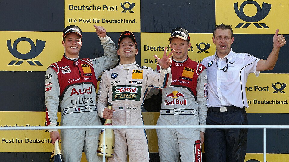 Audi brachte zwei Fahrer auf das Podium, Foto: RACE-PRESS