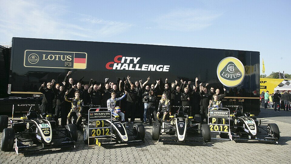 Erfolgreiches 2012: Motopark-Lotus gewinnt mit Jimmy Eriksson den F3 Cup und mit Marvin Kirchhöfer das ADAC Formel Masters, Foto: ADAC Formel Masters