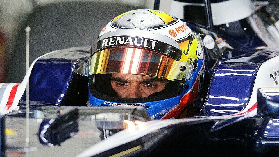 Maldonado fuhr ein anderes Programm als Senna, Foto: Sutton