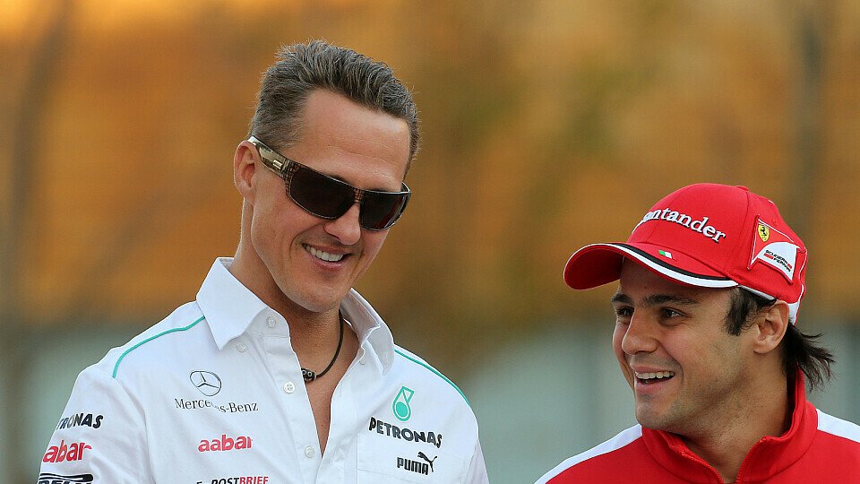Schumacher und Massa verstanden sich immer gut, Foto: Sutton