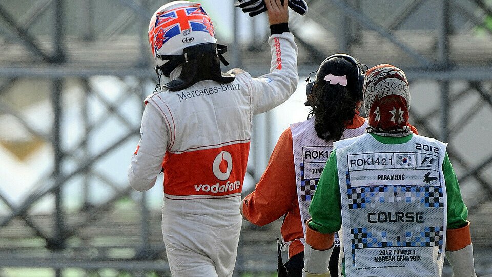 Aus in Runde eins: Jenson Button, Foto: Sutton