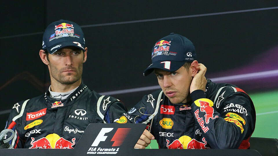 Mark Webber muss nicht für Sebastian Vettel bremsen, Foto: Sutton