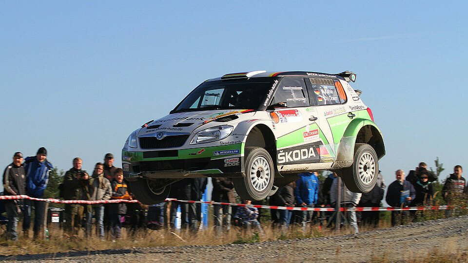Kahle will seinen Skoda bei der Rallye Kurzeme zum Fliegen bringen., Foto: Kahle Motorsport