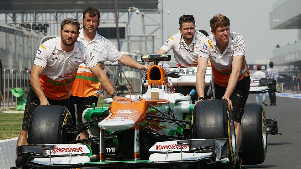 Inwiefern beeinflusst die Kingfisher-Krise das F1-Team Force India?, Foto: Sutton