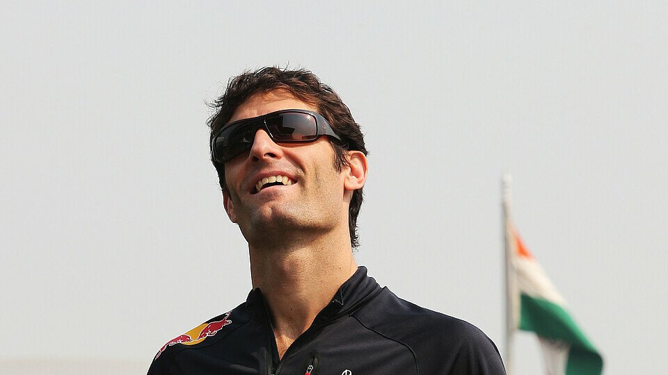 Entstieg der tollkühnen Fahrt durch Neu Delhi in einem Stück und freut sich nun auf den GP: Mark Webber, Foto: Sutton
