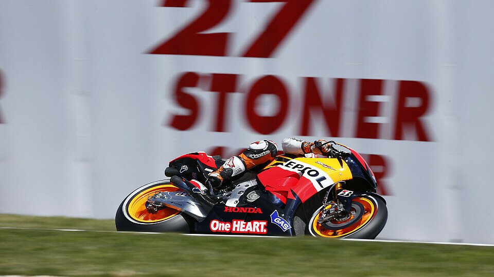 Stoner Corner hat auch für Valentino Rossi den Namen verdient, Foto: Honda