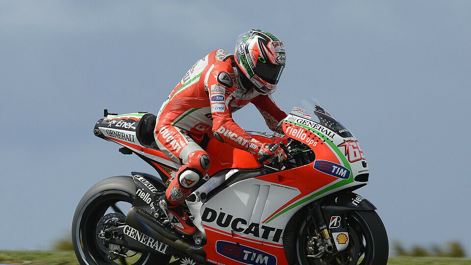 Nicky Hayden erwartet ein gutes Wochenende in Valencia, Foto: Ducati