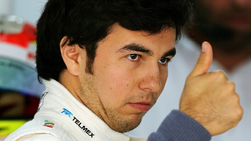 Perez saß in Abu Dhabi erstmals in einem F1-Boliden, Foto: Sutton