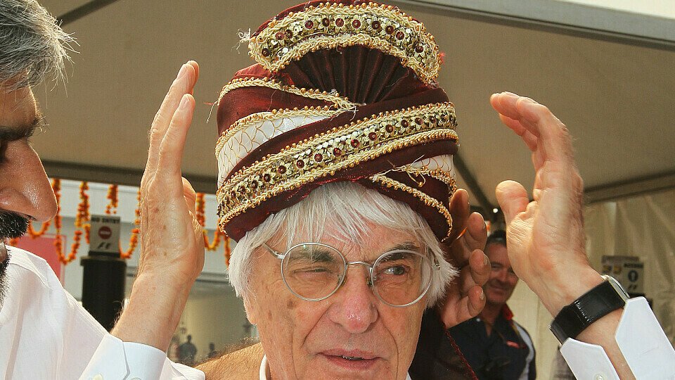 Bernie Ecclestone feiert in Indien seinen 82. Geburtstag, Foto: Sutton