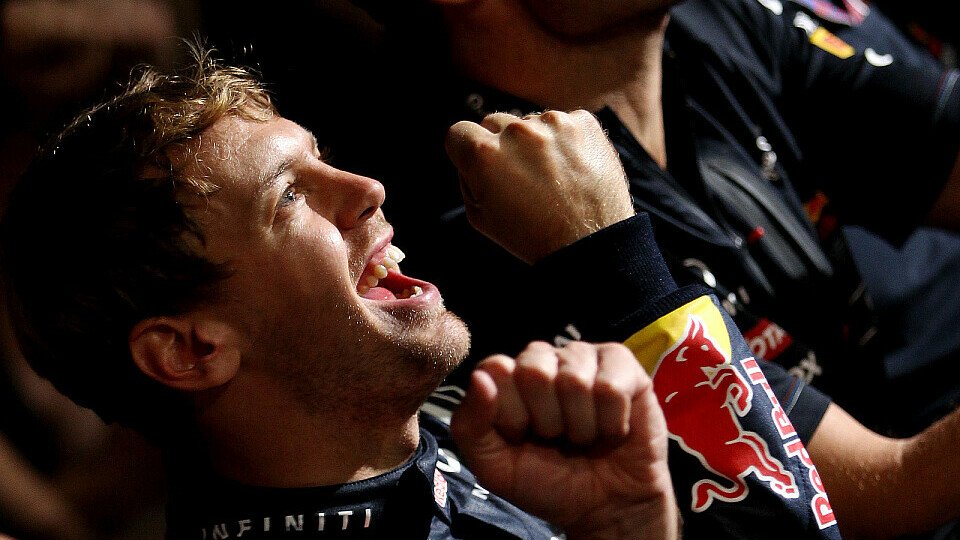 Am Ende lacht wieder Vettel, Foto: Sutton