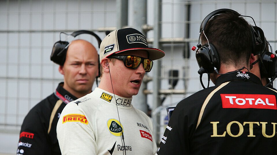Kimi Räikkönen und Lotus erwarten 2013 eine Steigerung, Foto: Sutton