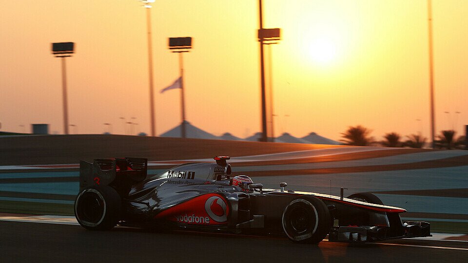 Die untergehende Sonne nahm seine Pace gleich mit: Pech für Jenson Button, Foto: Sutton