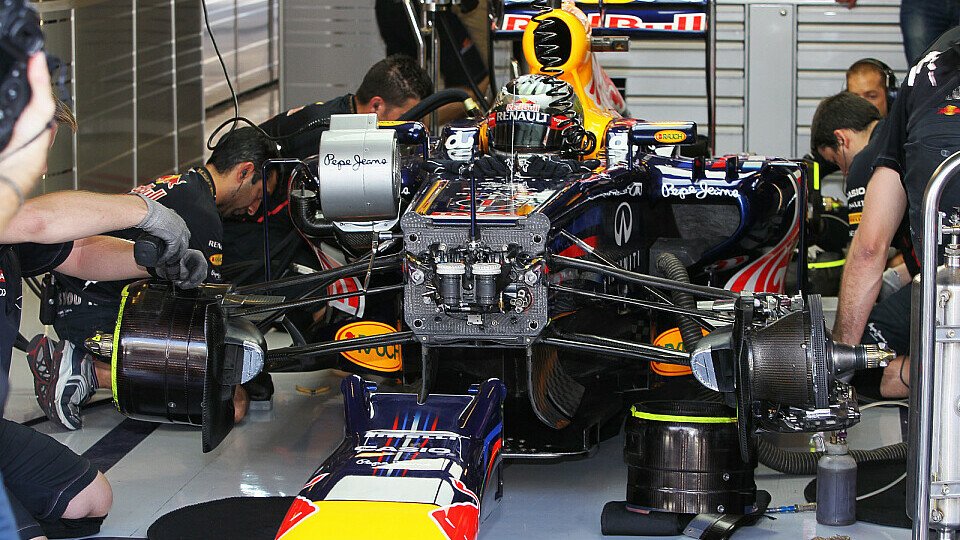 Vettel hatte kein Tropfen Benzin im Tank, Foto: Sutton