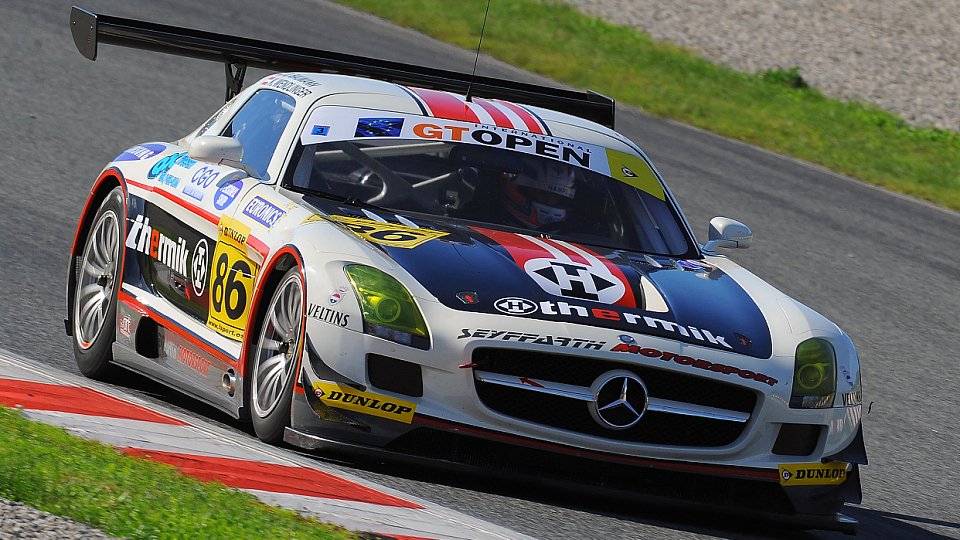 Geglücktes GT-Open-Debüt: der SLS-Mercedes von Seyffarth Motorsport, Foto: FOTOSPEEDY