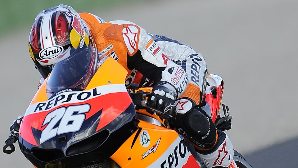 Dani Pedrosa fuhr 2012 seine erfolgreichste Saison in der MotoGP - und das sogar einmal unverletzt, Foto: Milagro