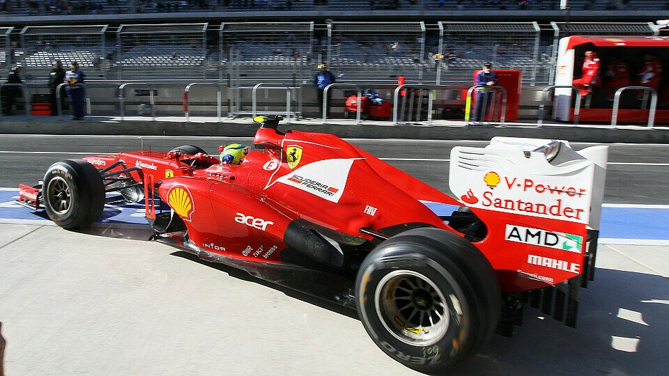 Ferrari hatte beim Qualifying Probleme mit dem Reifenumgang, Foto: Sutton