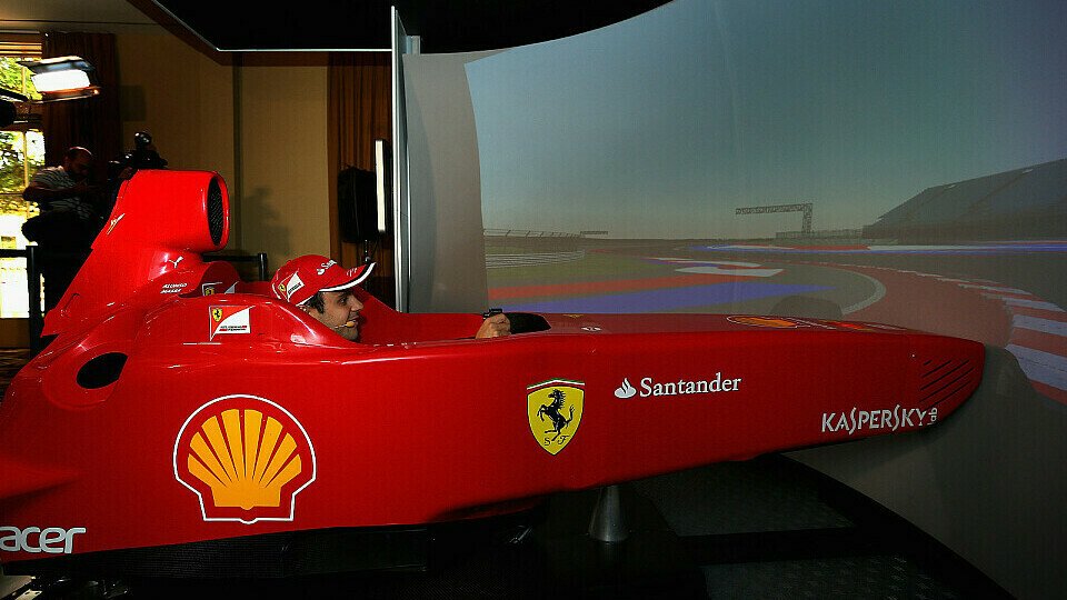 Nicht auf dem neusten Stand: Der Ferrari-Simulator kann mit McLaren nicht mithalten, Foto: Shell