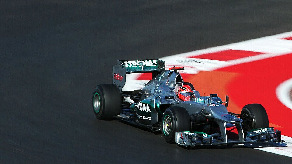 Michael Schumachers Reifen wollten nicht mitspielen, Foto: Sutton