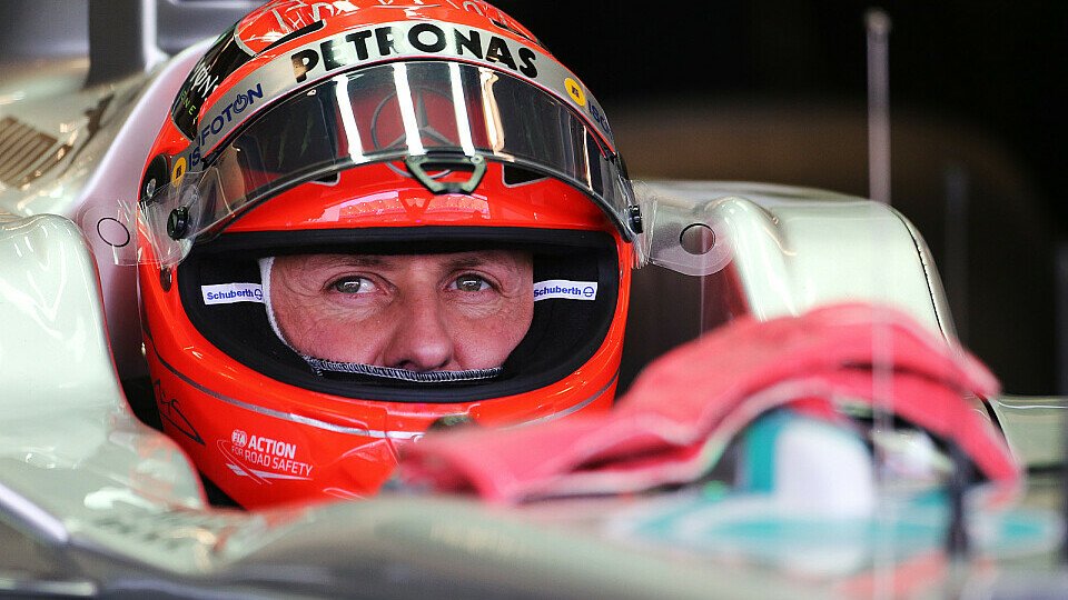 Michael Schumacher war überrascht von P5, Foto: Sutton