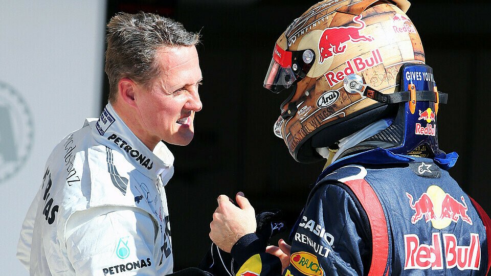 Michael Schumacher und Sebastian Vettel: Bald zwei Ferrari-Legenden?, Foto: Sutton