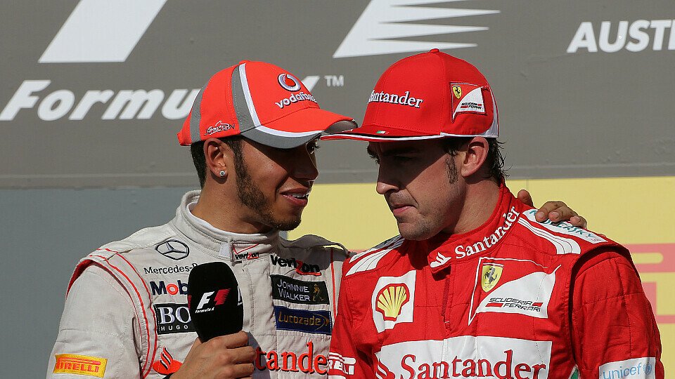 Lewis Hamilton und Fernando Alonso, Foto: Sutton